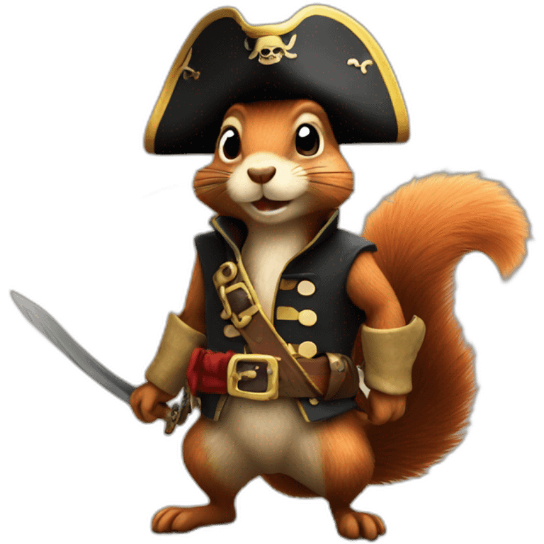 Pirate Squirrel emoji