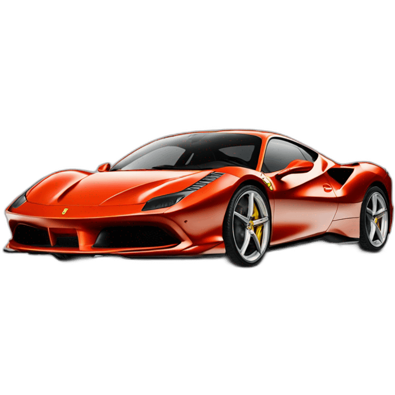 ferrari f8 tributo  emoji