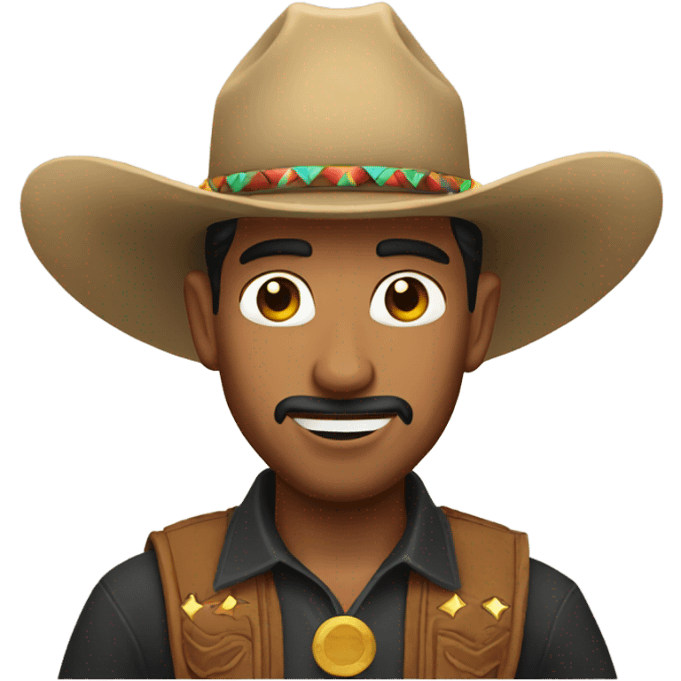 Mexican cowboy emoji