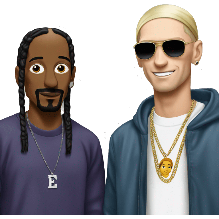 Eminem and snoop emoji