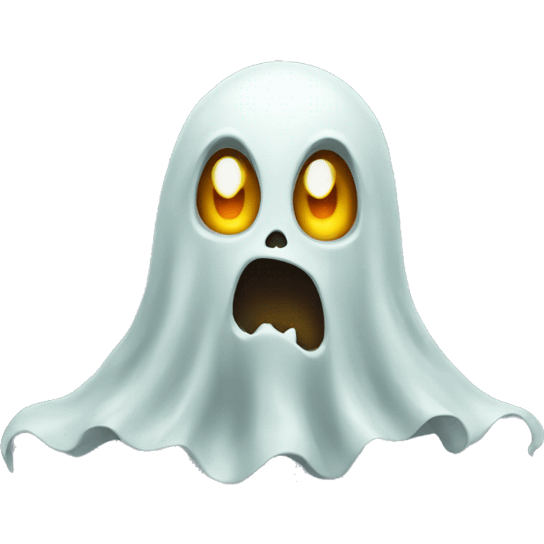 Scary ghost emoji