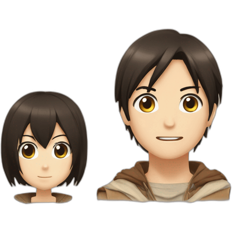 mikasa and eren emoji