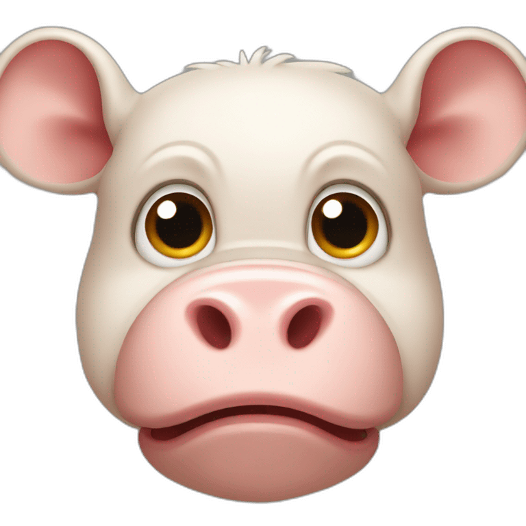 Pork with a monkey head emoji