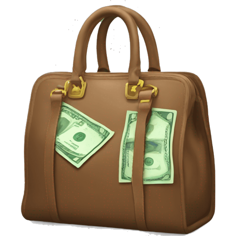 Money luxury bag emoji