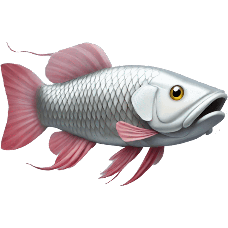 silver arowana  emoji