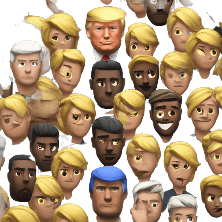 donald trump in fortnite emoji