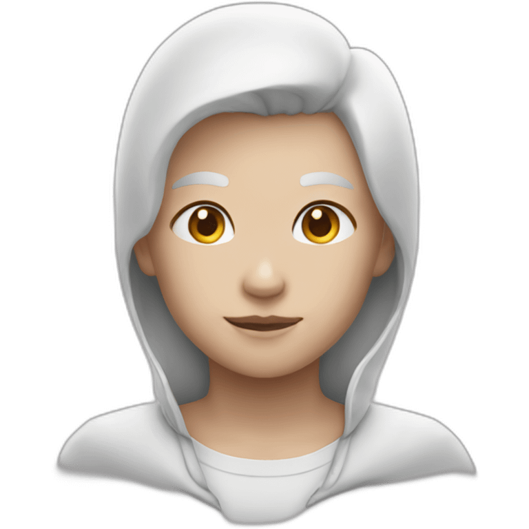 white hearf emoji