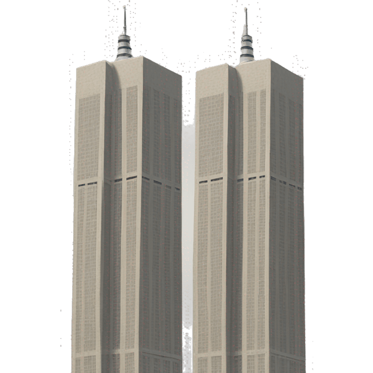 twin towers smiling emoji