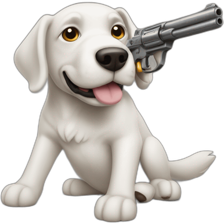 Dog gun emoji