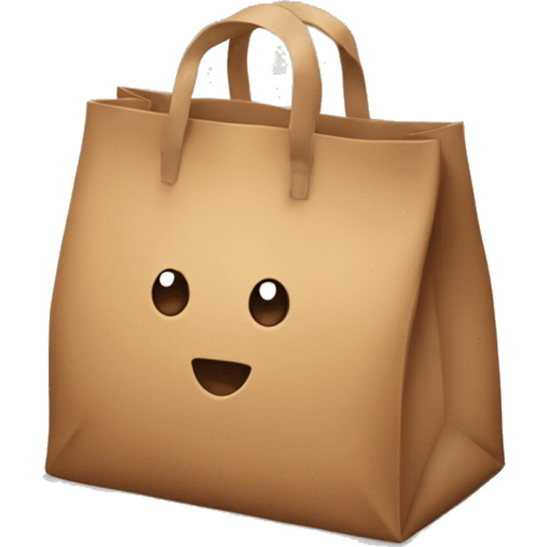 Cute brown bag emoji