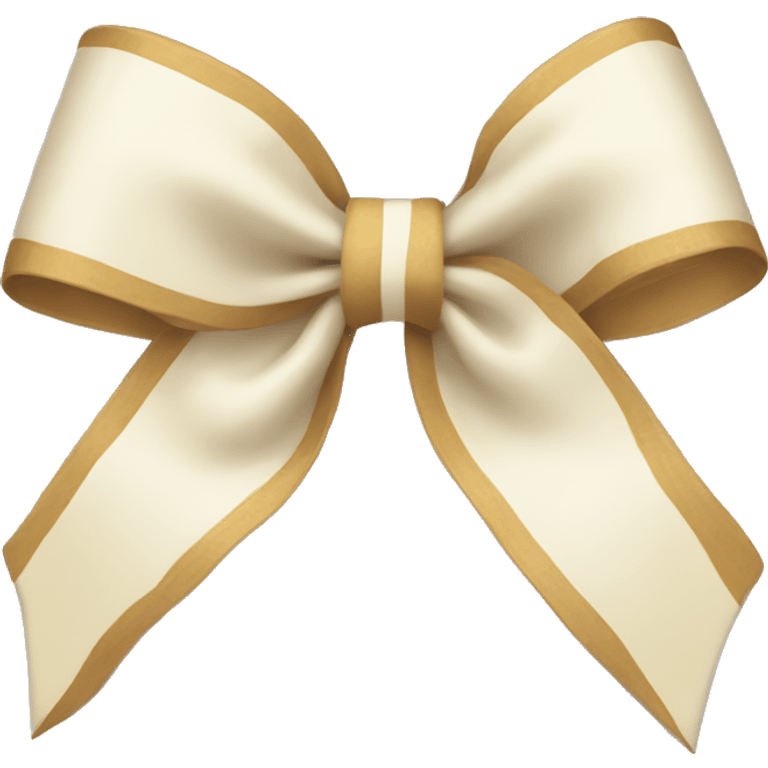 vanilla ribbon bow emoji