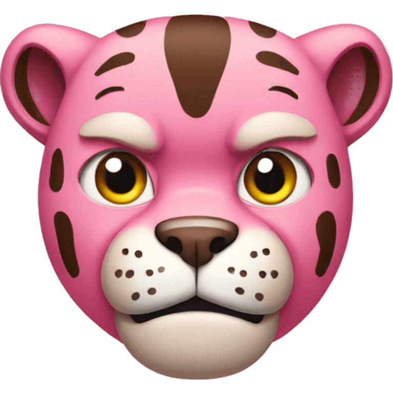 Pink Panther angry emoji