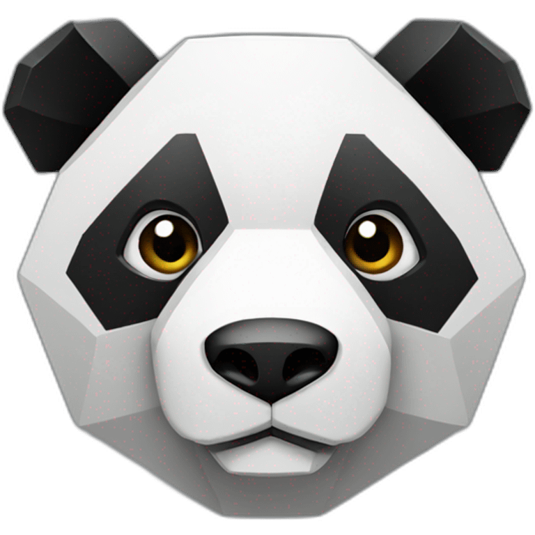 Polygon Panda emoji