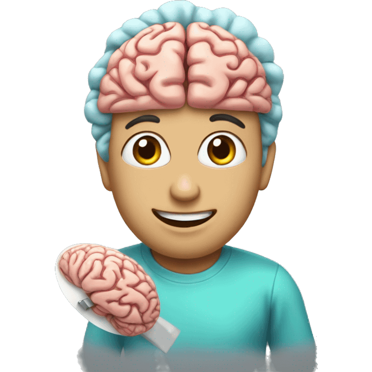 Brain surgery celebration emoji