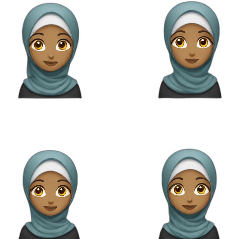 muslim woman hijab emoji