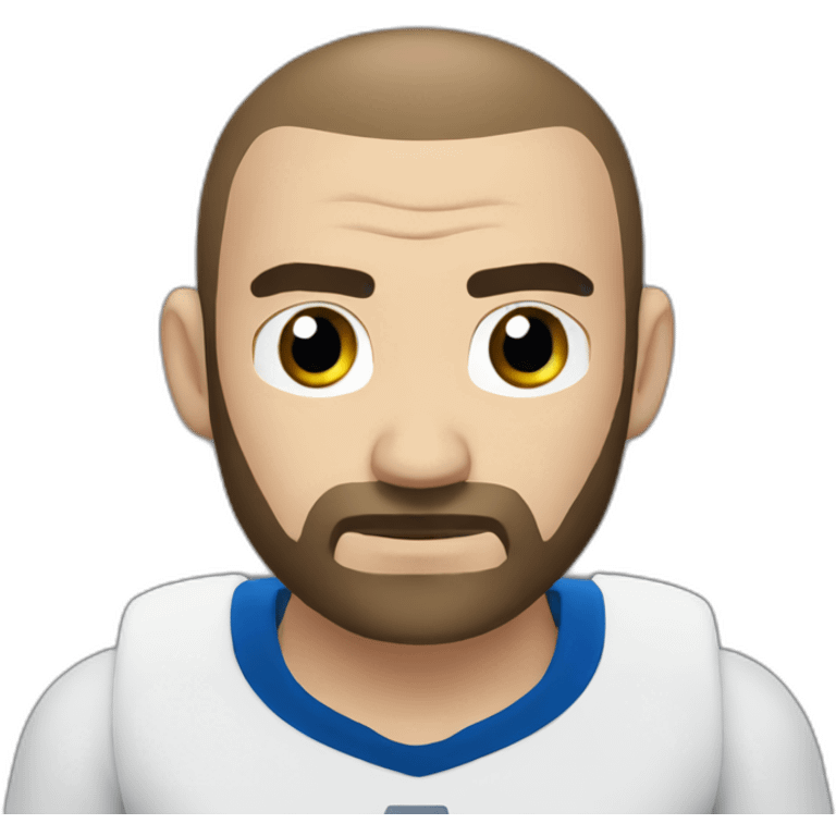 Sad Benzema handcuffed emoji