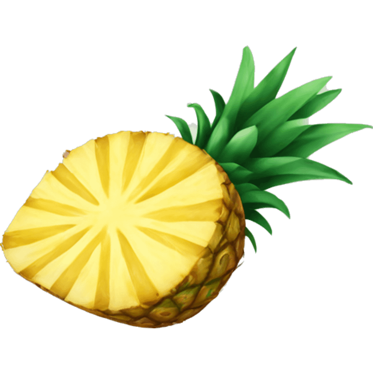 Pineapples slice emoji