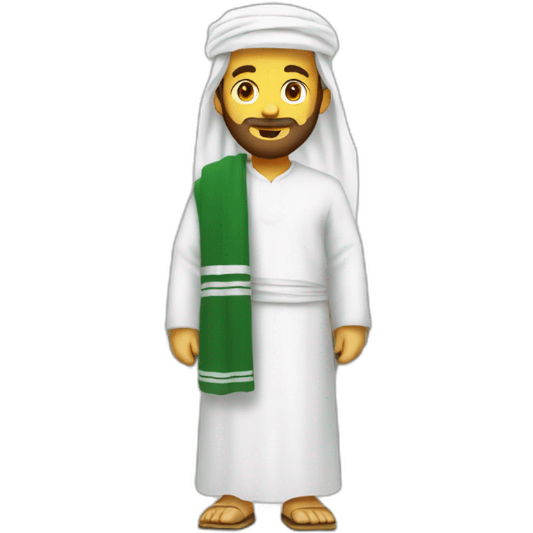 Hajj pilgrim Ihram emoji