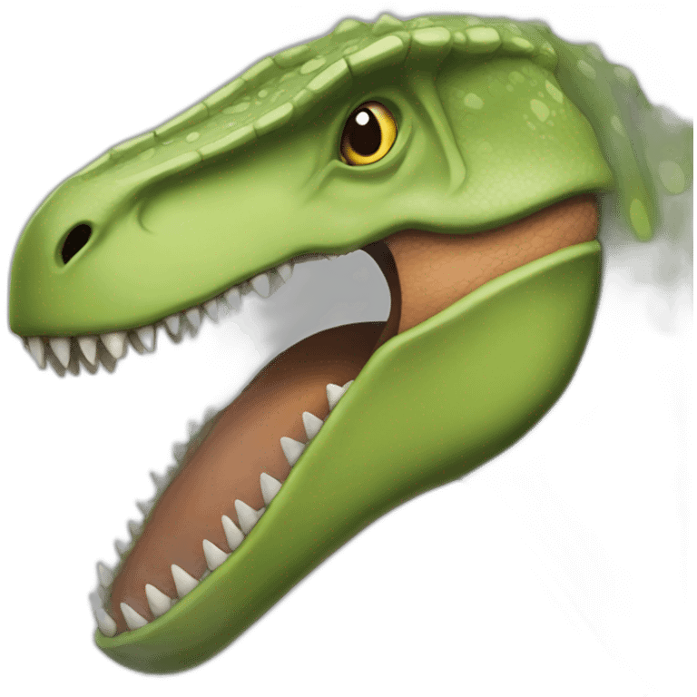 Dinosaur maw shot emoji