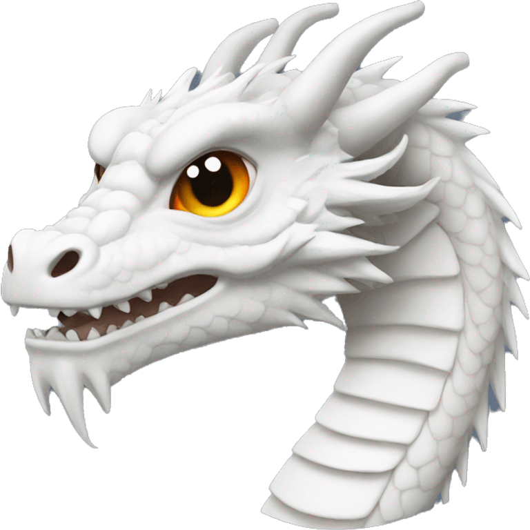 White Japanese Dragon emoji