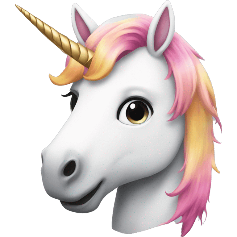 Cool unicorn emoji