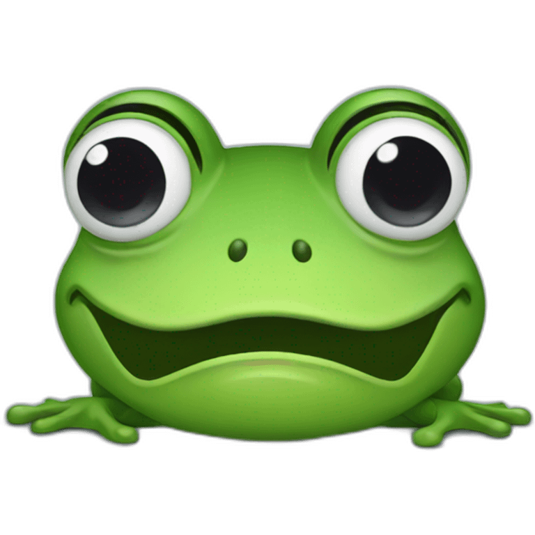 Frog crying emoji