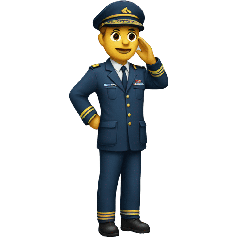 Pilote salute emoji