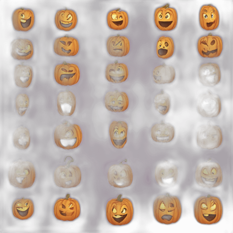 Halloween méchant emoji