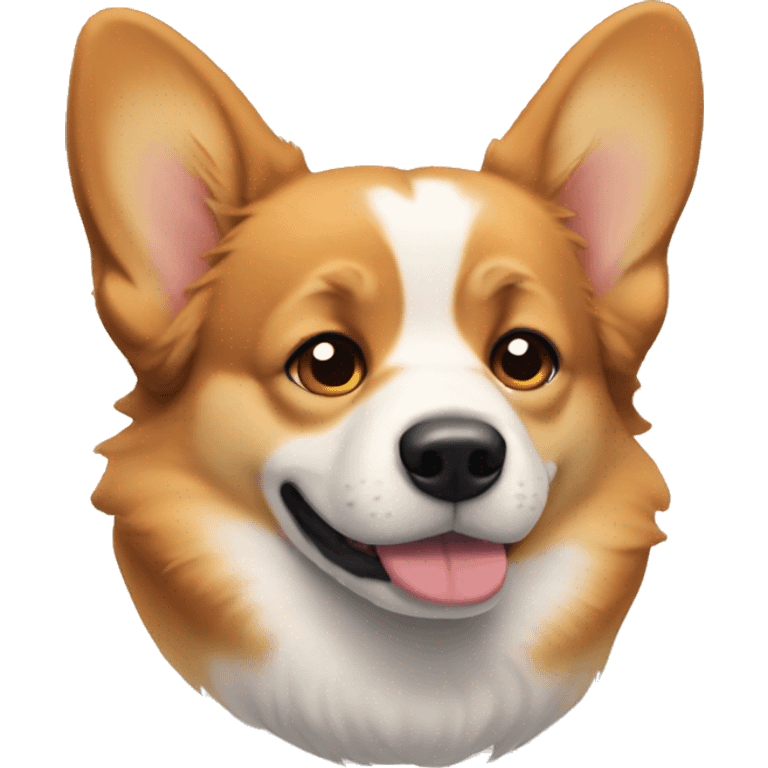 Sad corgi named cate include name emoji