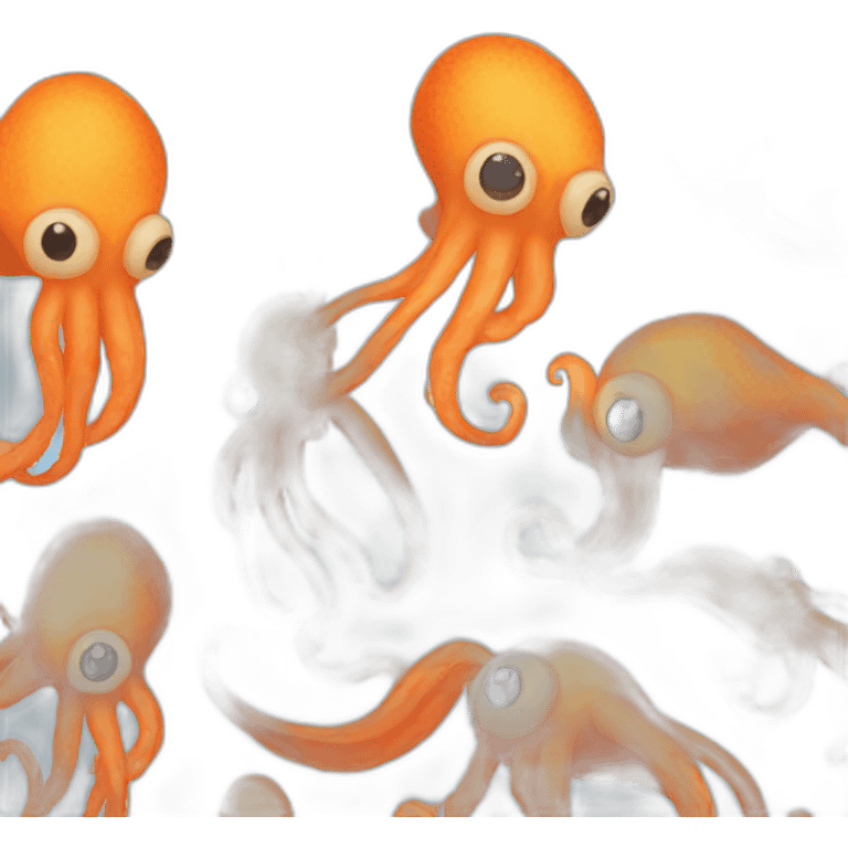 Orange Squid emoji