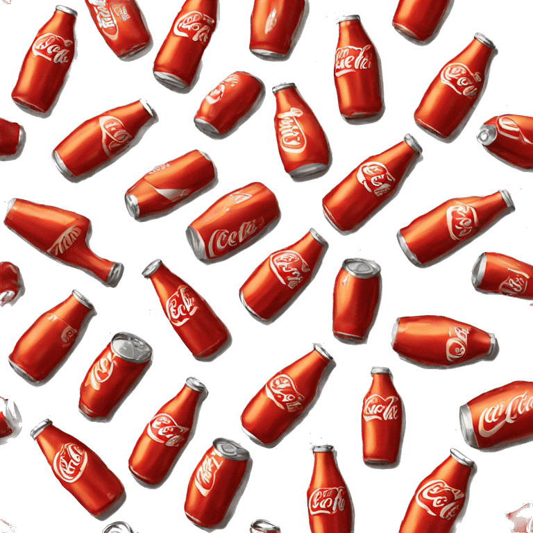 Super small coca-cola emoji