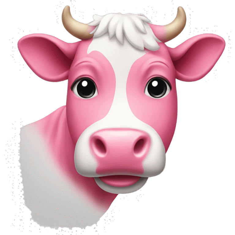 pink cow emoji