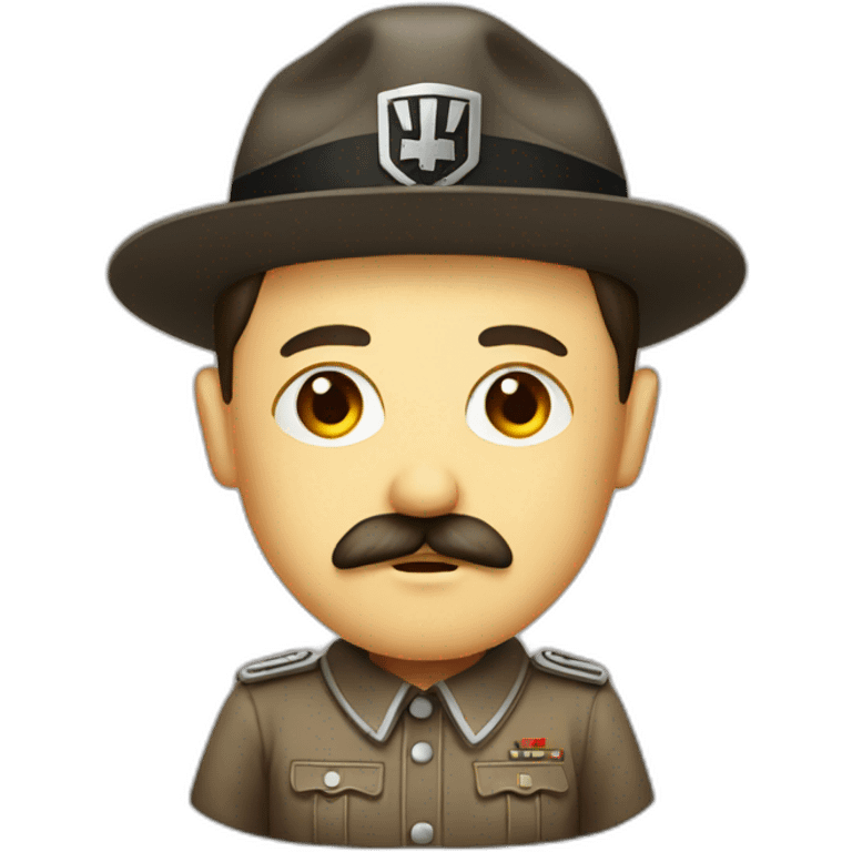 hitler avec son costume emoji