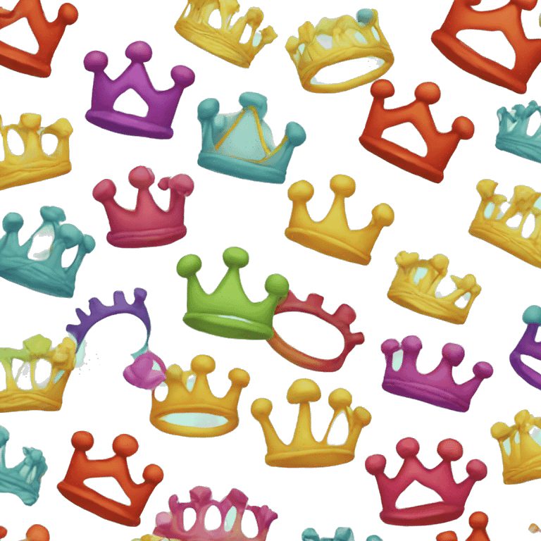 Couronne coloré emoji