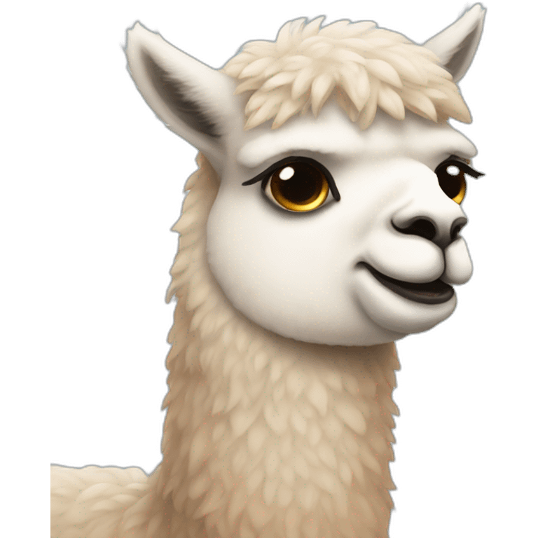 alpaca with tears emoji