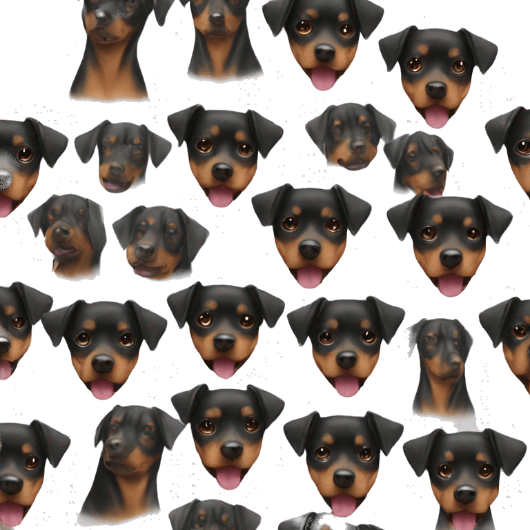 German Pinscher breed dog emoji