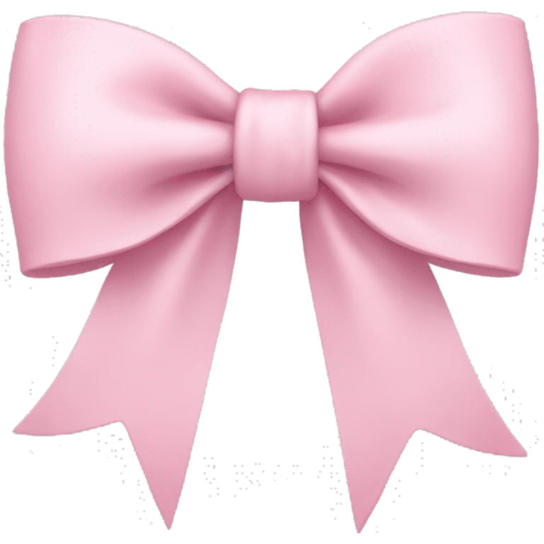 bow in light pink emoji