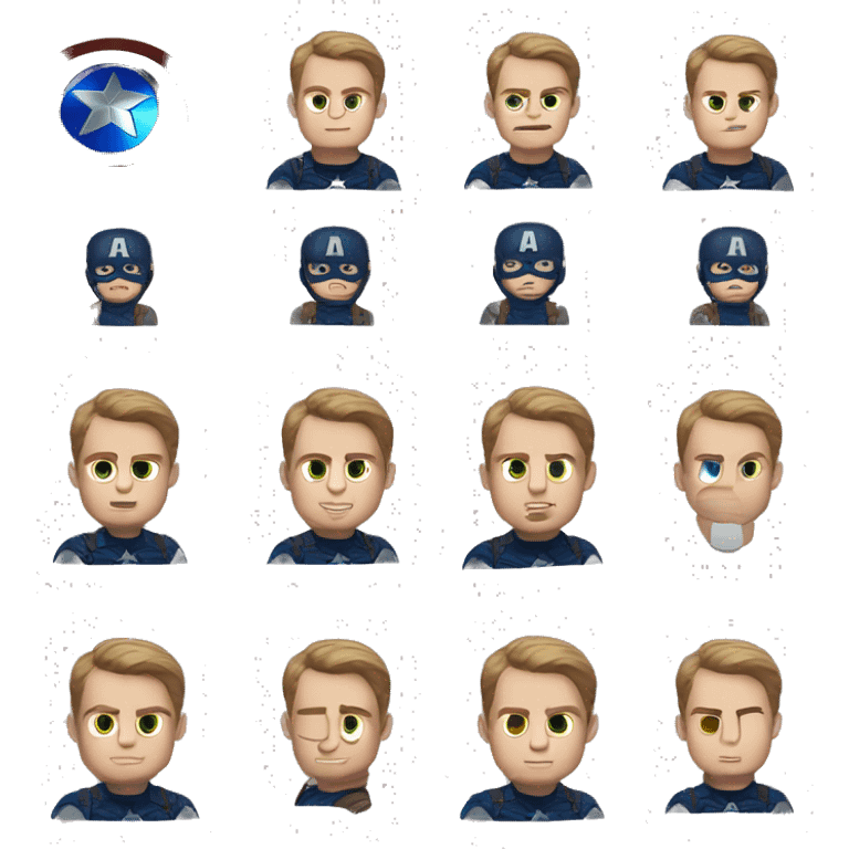 captain america alias steve rogers emojis emoji