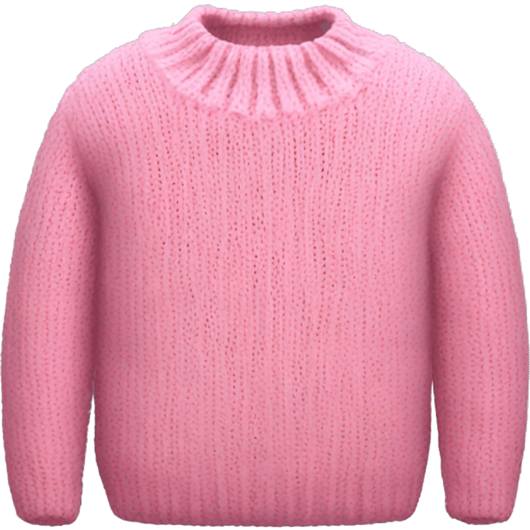 pink cozy sweater  emoji