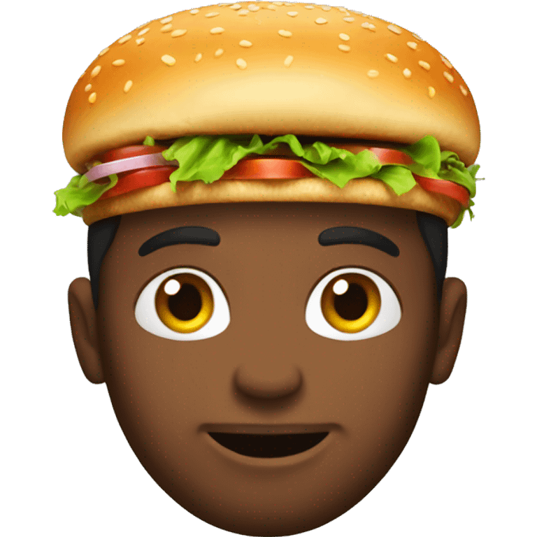 hamburger human emoji