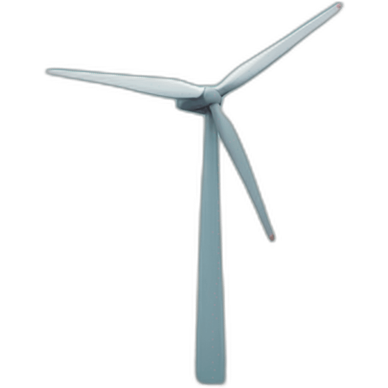 wind turbine floating on the sea emoji