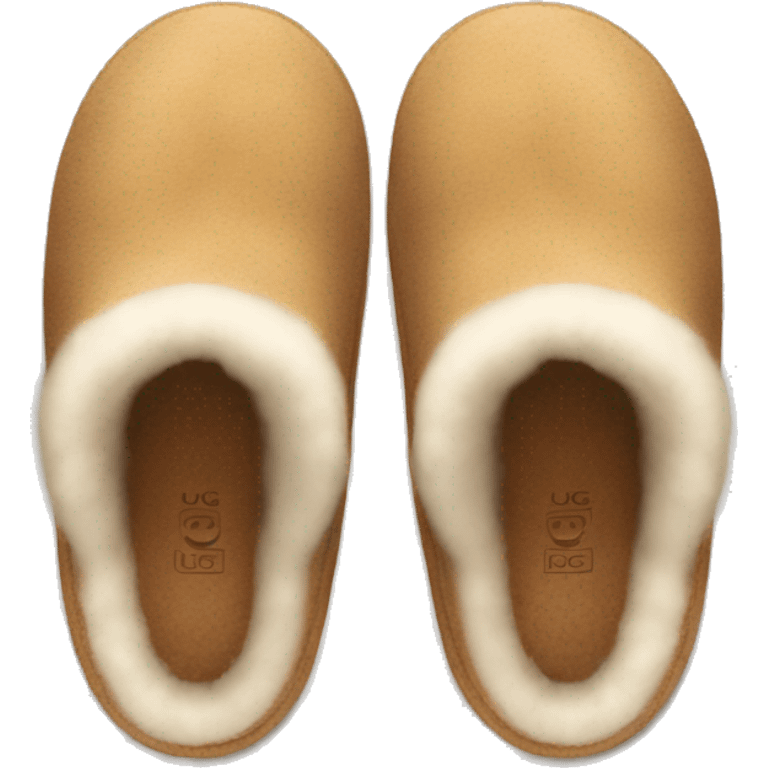 ugg slippers from persons pov emoji