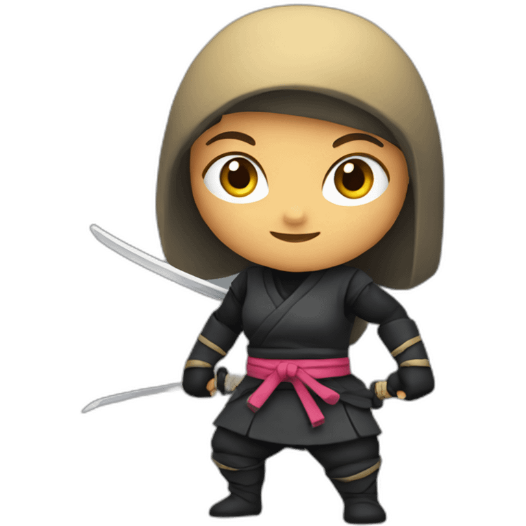 ninja girl emoji