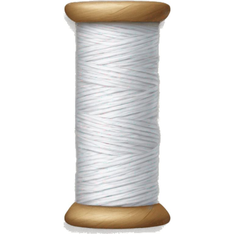 WHITE thread spool emoji