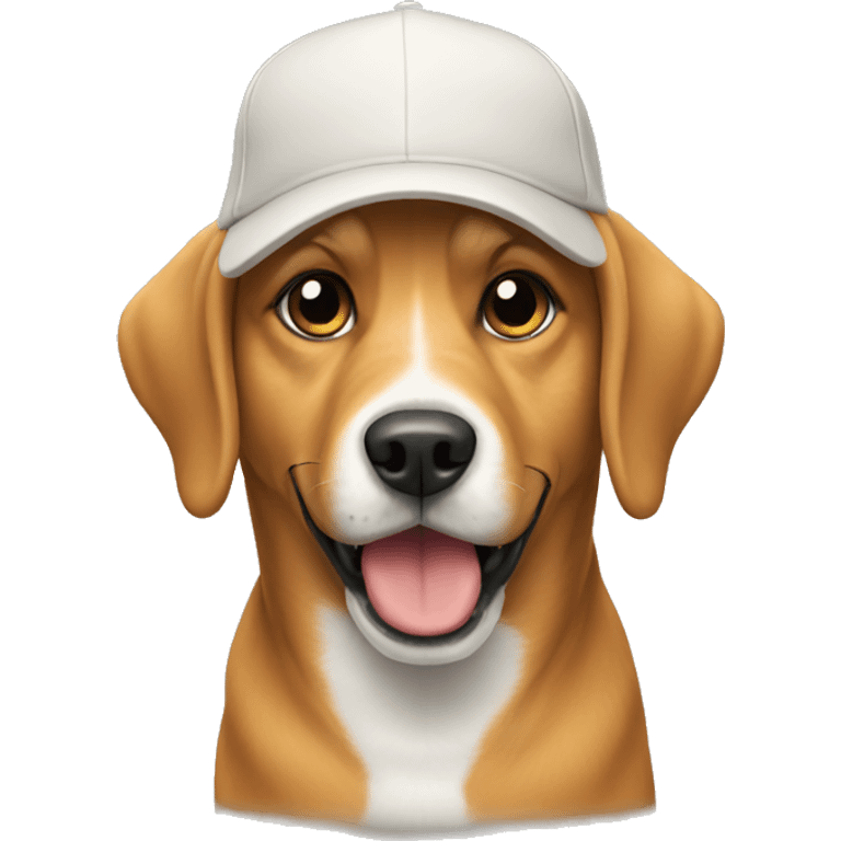 Dog in the cap  emoji