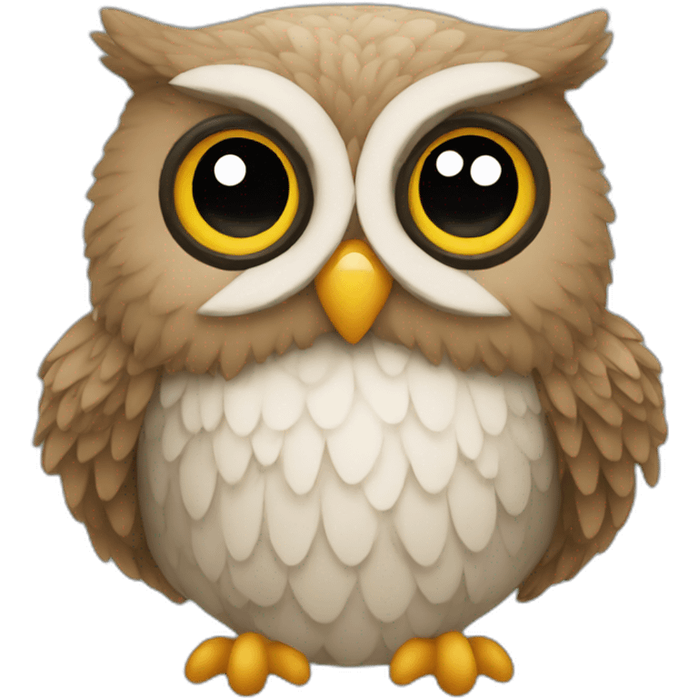 Owl with wooll emoji