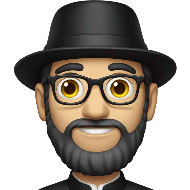 Orthodox Jew nerd emoji