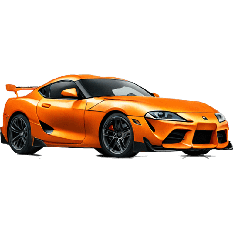 supra orange car emoji