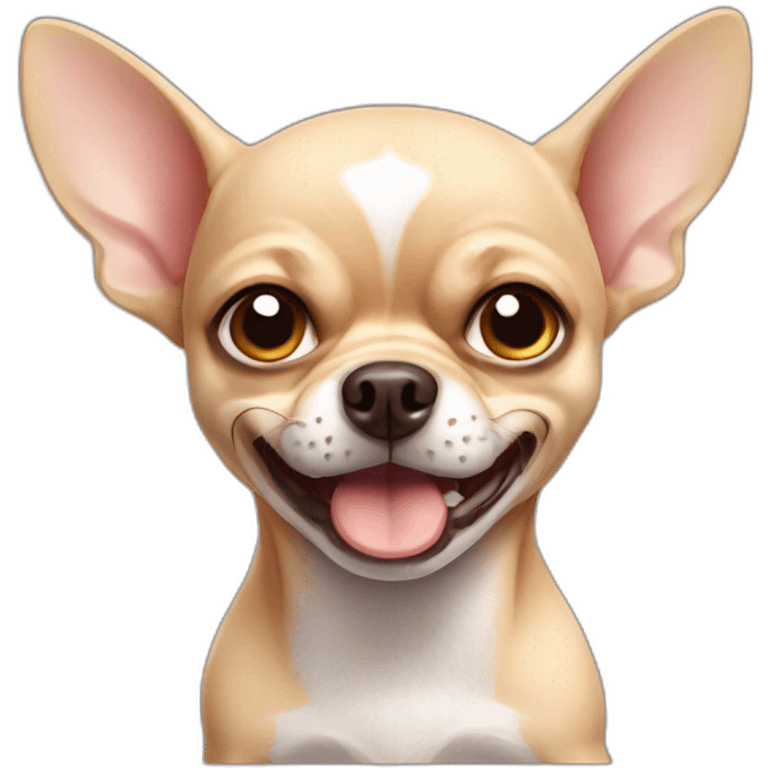 angry bald chihuahua emoji