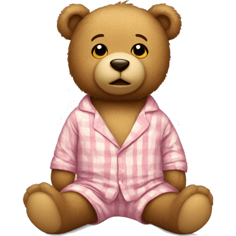 teddy bear in pjs emoji